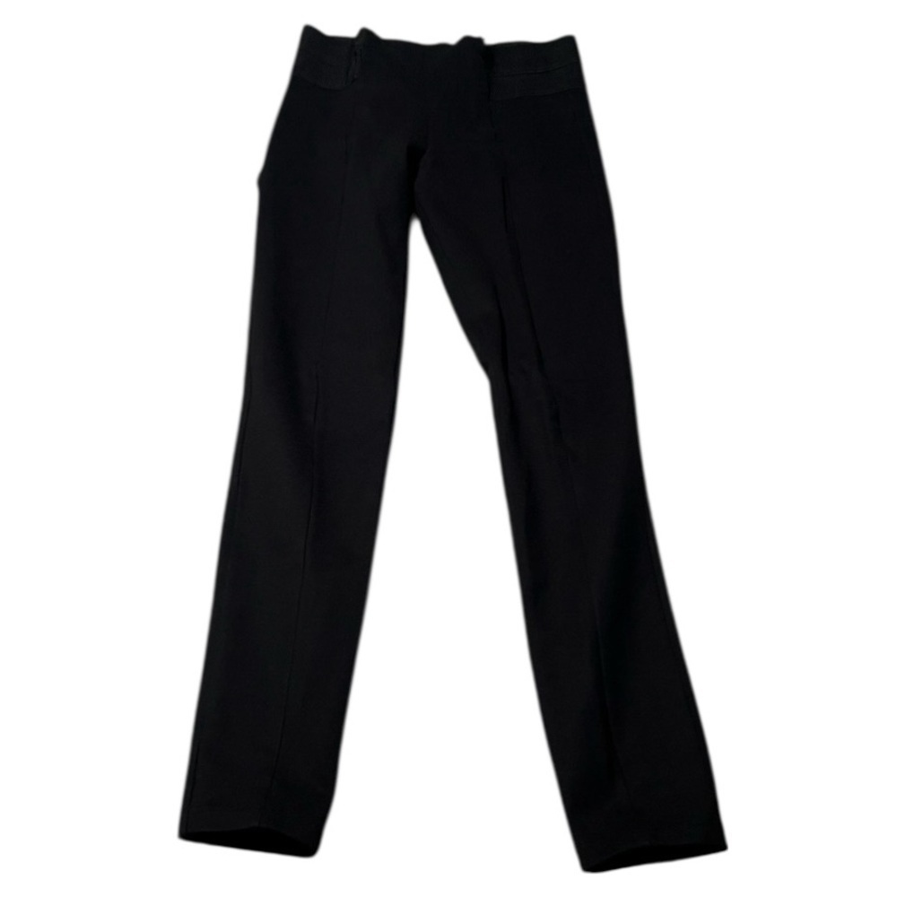 Zara Basic Collection Women's Sz Medium Pull On Dress Pants Skinny Black Texture